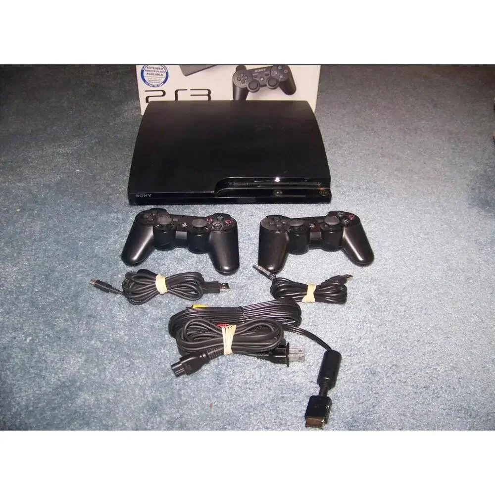 Sony PlayStation 3 PS3 Slim CECH-2001A 120GB Console Complete In Box